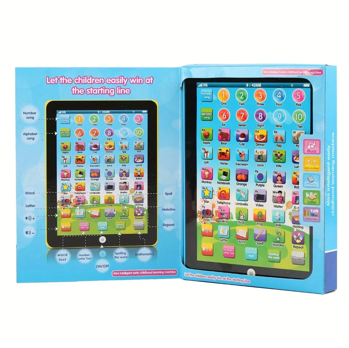 Learning tablet toy
