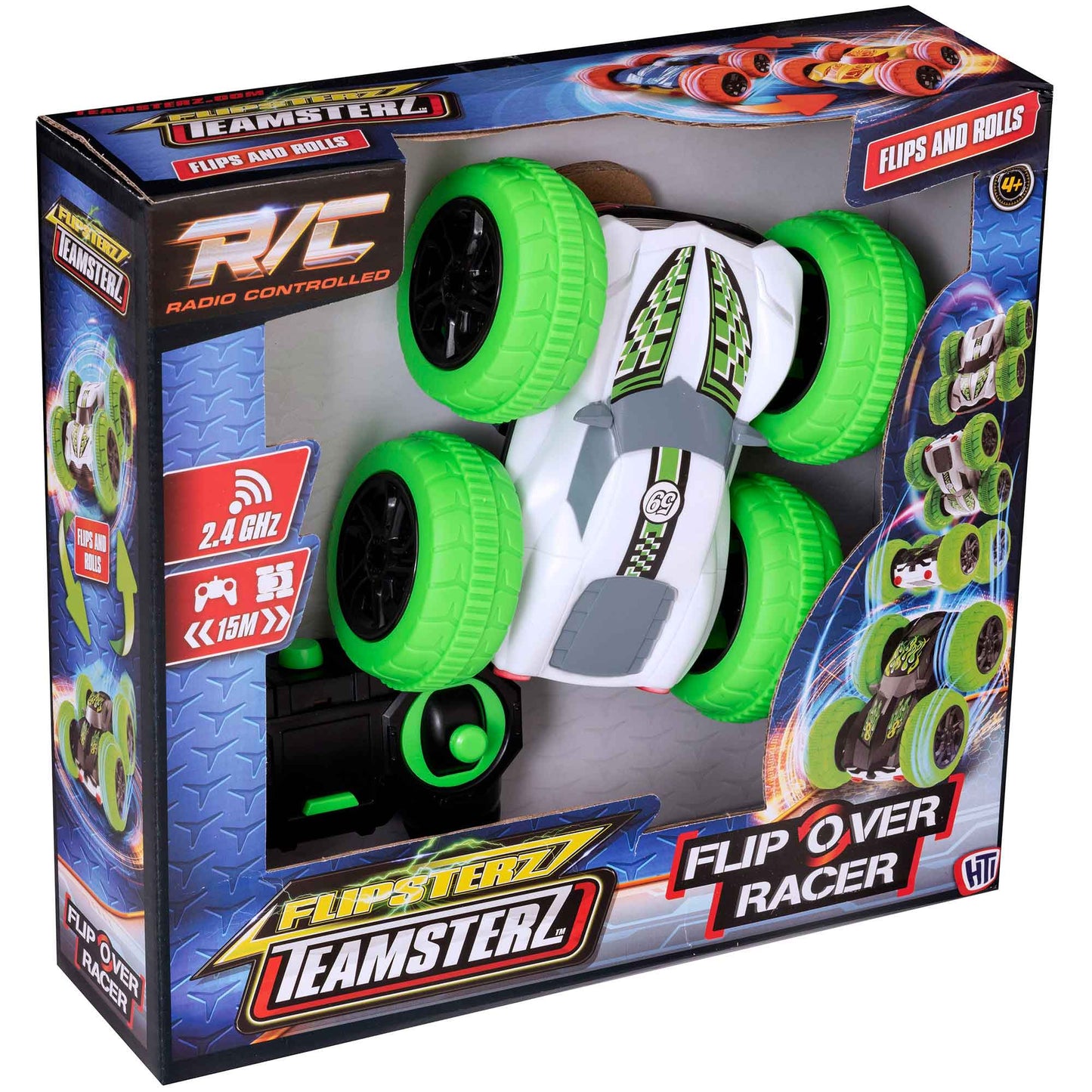 Flipsterz Remote Control Stunt Car | White / Black