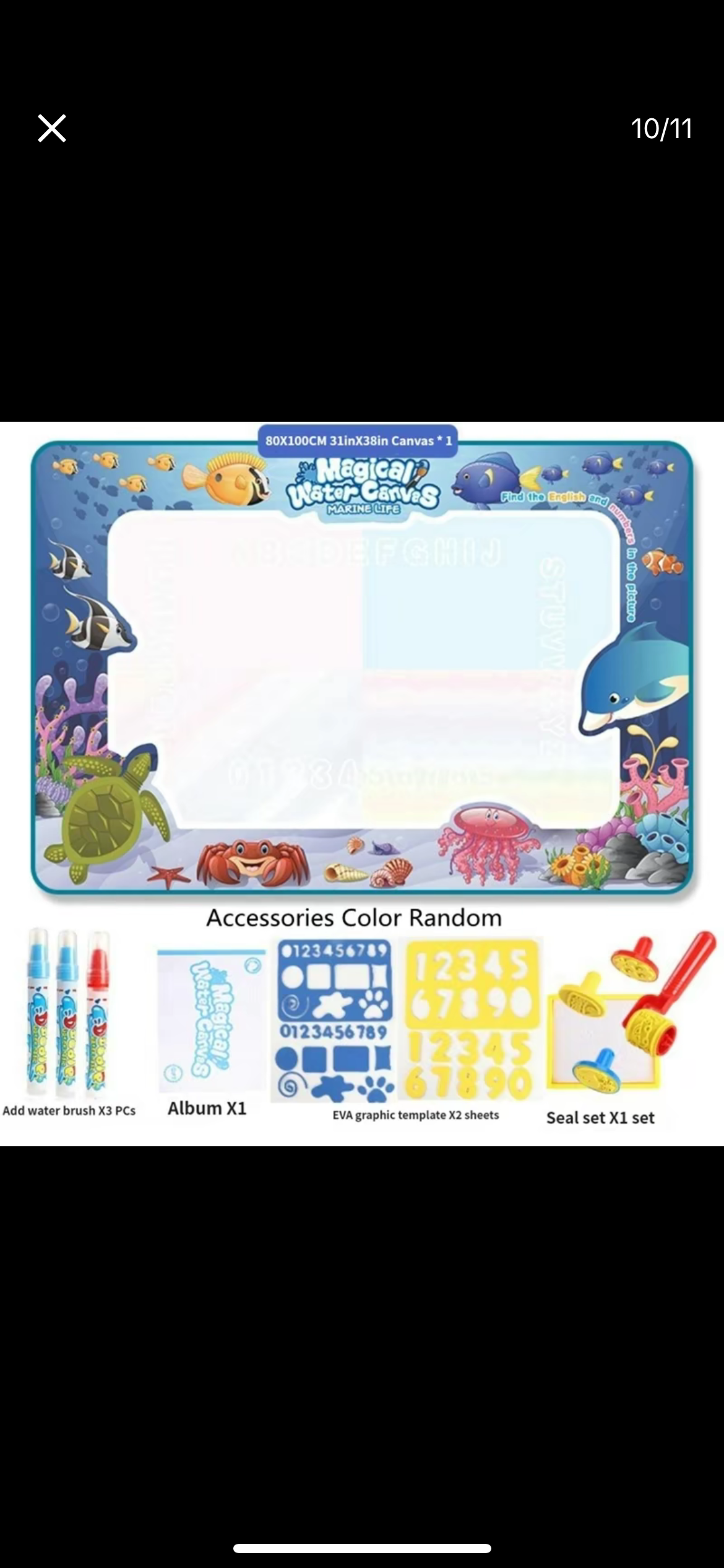 Educational magic water drawing mat super large mat