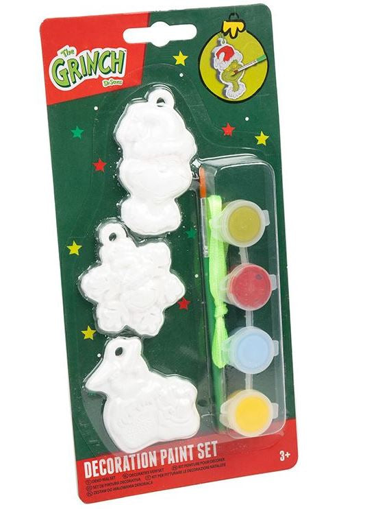 THE GRINCH DECORATIONS PAIN SET 3 PACK