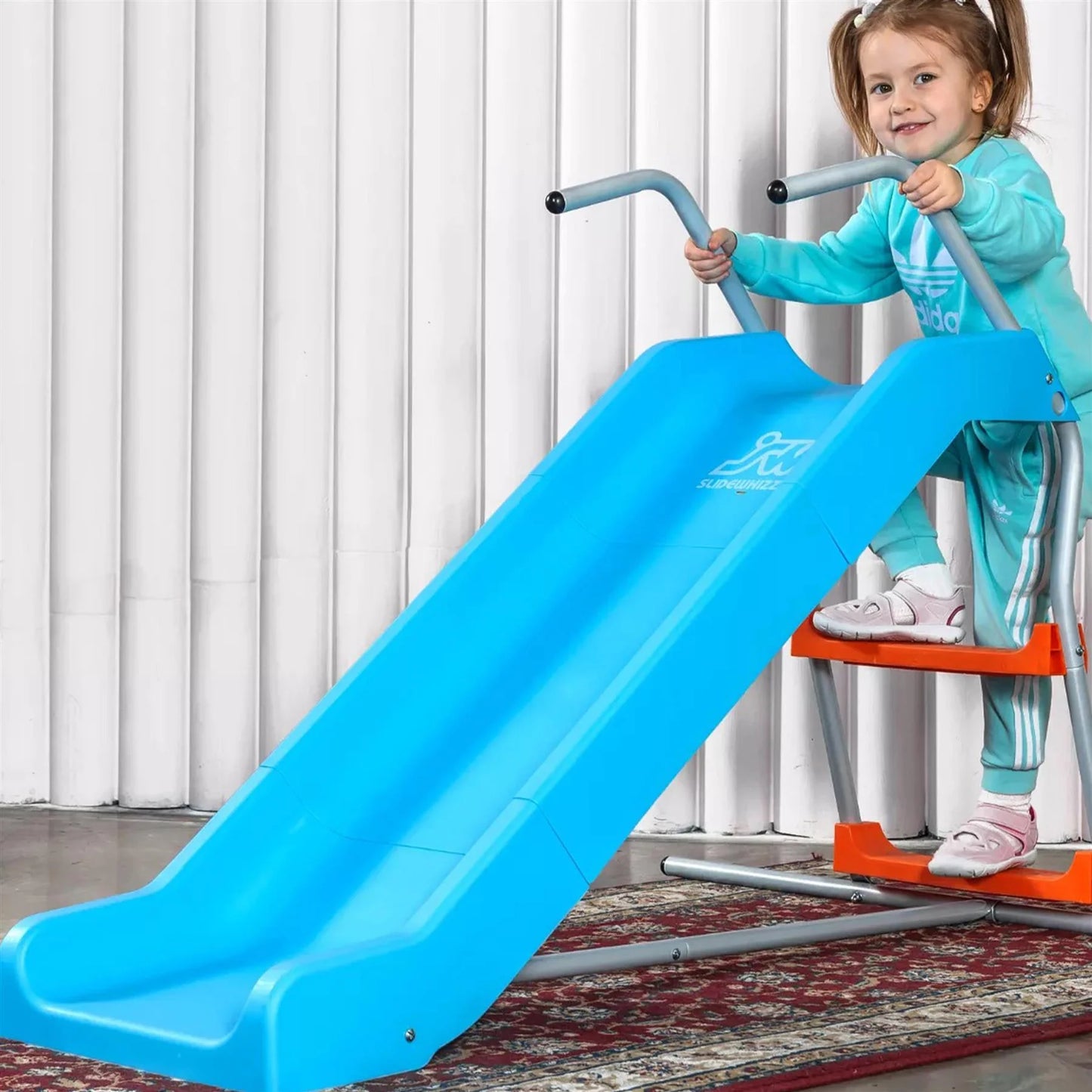 2in1 Garden Slide with Steel Frame