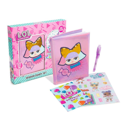 LOL SURPRISE SEQUIN DIARY SET