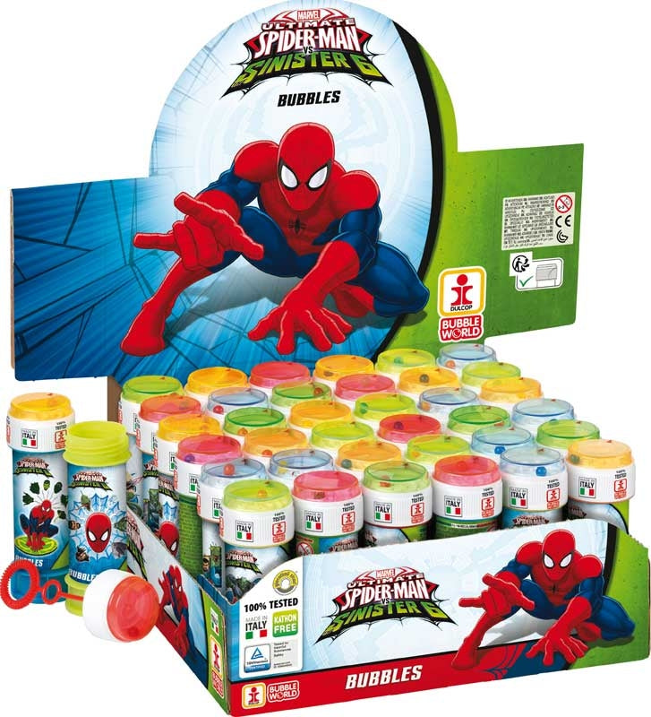 Spider Man Bubbles Set of 4