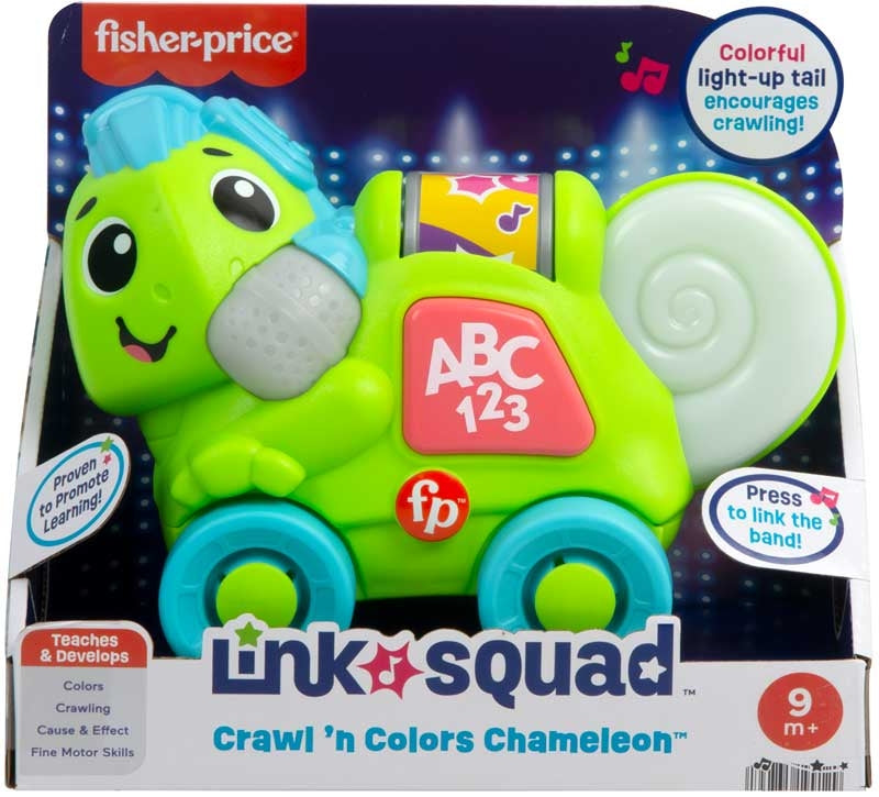 FISHER PRICE - LINK SQUAD CRAWL ‘N COLOURS CHAMELEON