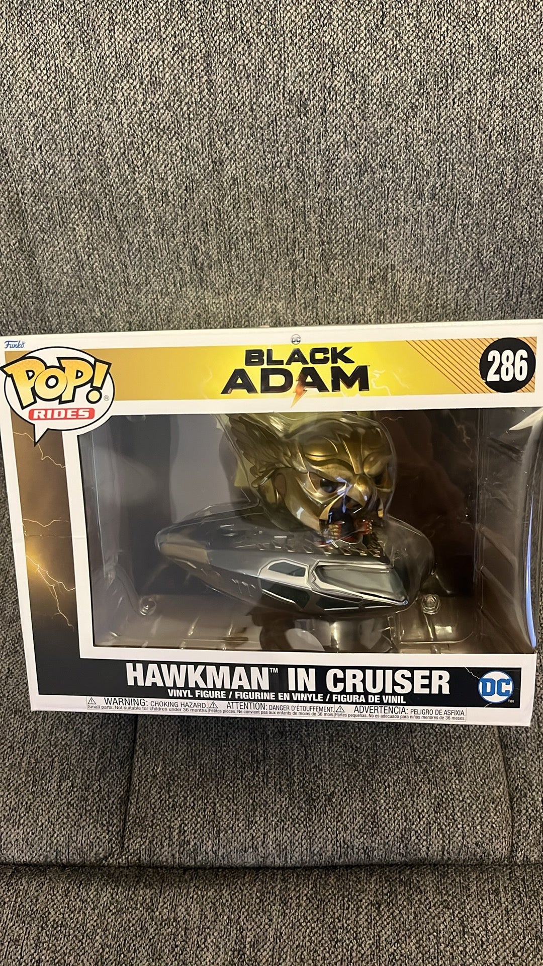 Hawkman in cruiser #286 Deluxe Funko Pop! Ride: Black Adam