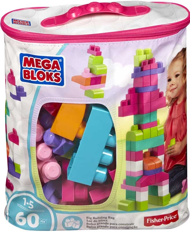 MEGA BLOKS BUILDING BAG 60PC