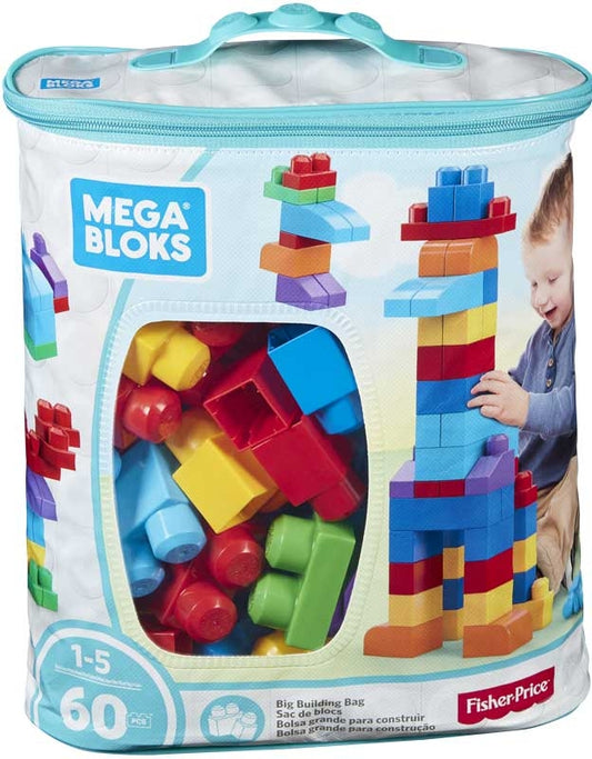 MEGA BLOKS BUILDING BAG 60PC