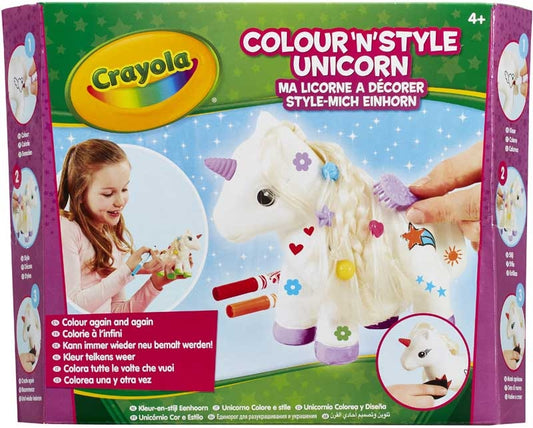 CRAYOLA COLOUR N STYLE UNICORN