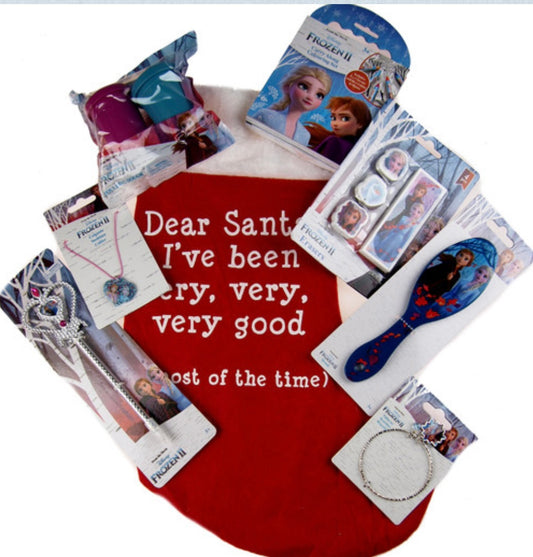 Girls Pre Filled 7 Piece Disney Frozen Christmas Stocking Gift