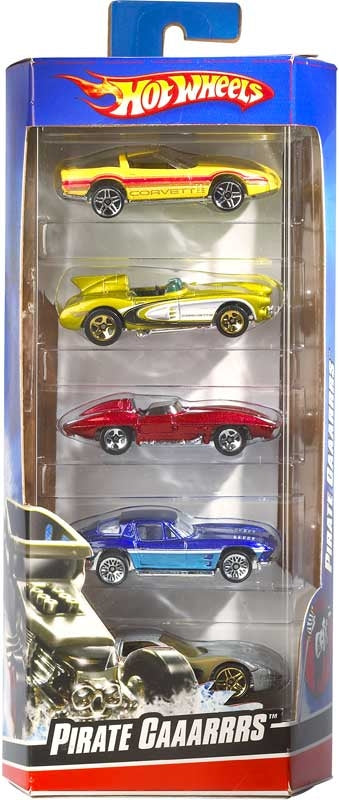 HOT WHEELS BASIC CAR 5 PACK ASSORTED