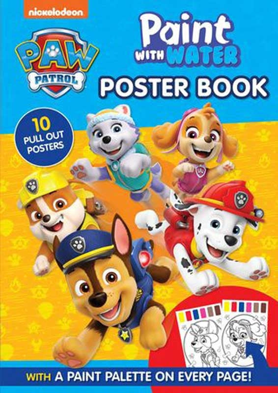 PAW PATROL PAINT WITH WATER BOOK