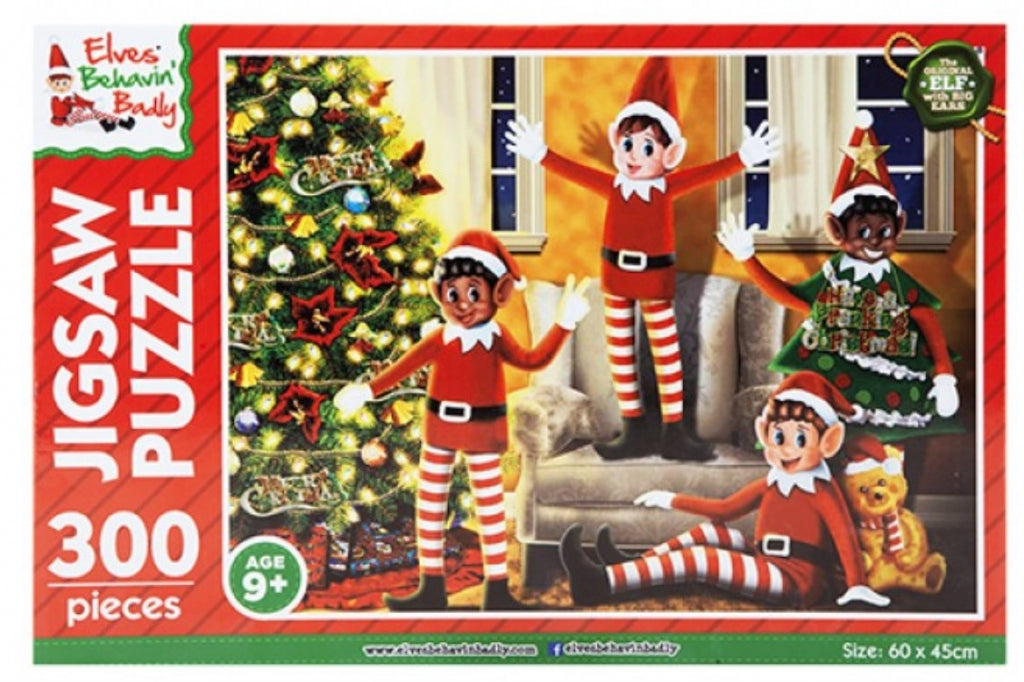 ELVES BEHAVIN BADLY JUMBO PUZZLE 300 PIECE