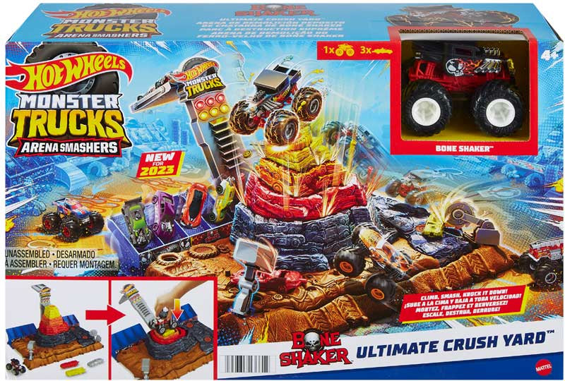 HOT WHEELS MONSTER TRUCKS ARENA ULTIMATE CRUSH YARD