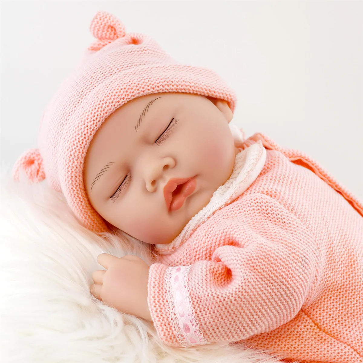 BiBi Doll Reborn Sleeping Girl "Rose" (50 cm / 20")