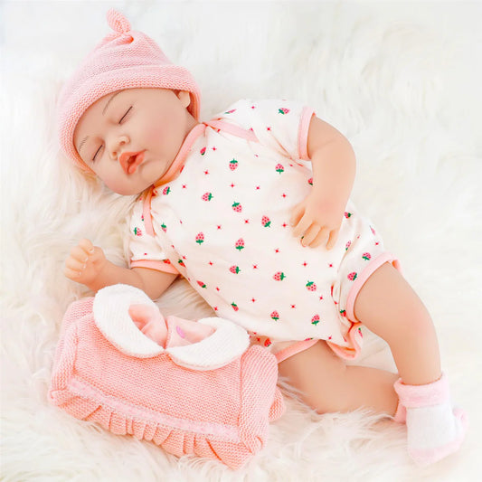 BiBi Doll Reborn Sleeping Girl "Rose" (50 cm / 20")