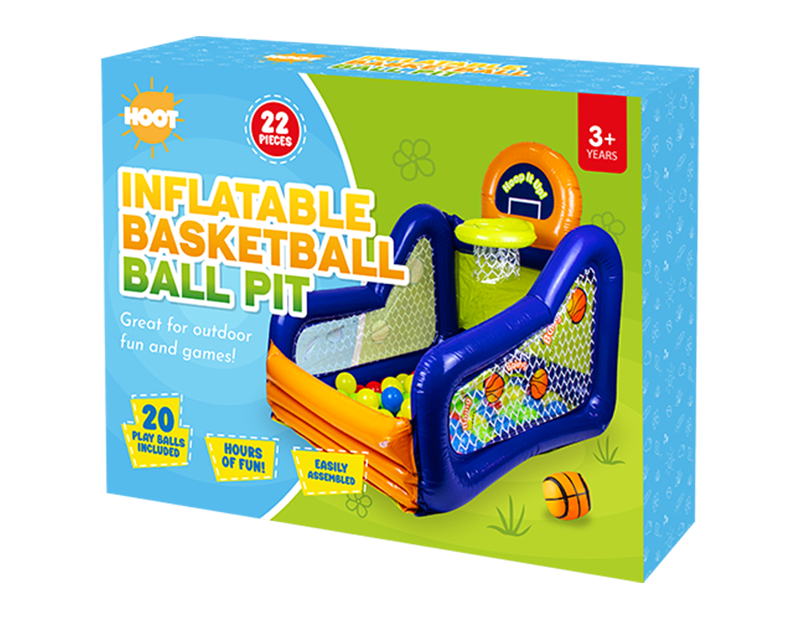 Inflatable Basketball Ball Pit