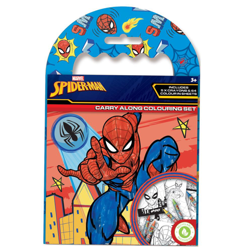 Spider-Man Carry Along Colouring Sets