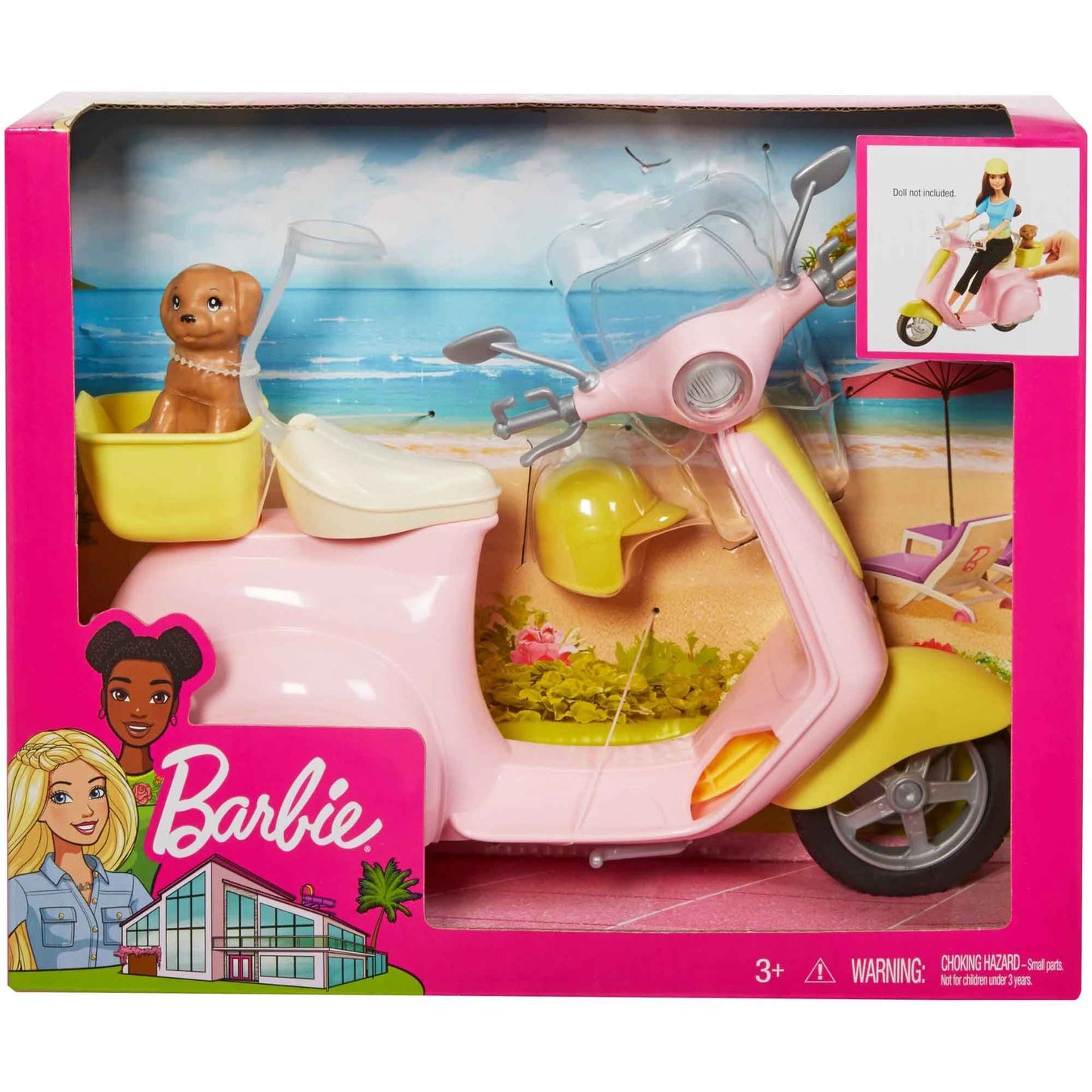 Barbie Moped with Puppy