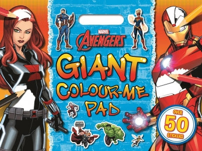 MARVEL AVENGERS GIANT COLOUR ME PAD