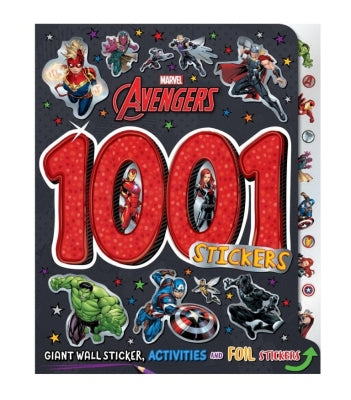 1001 STICKERS DCFC MARVEL AVENGERS