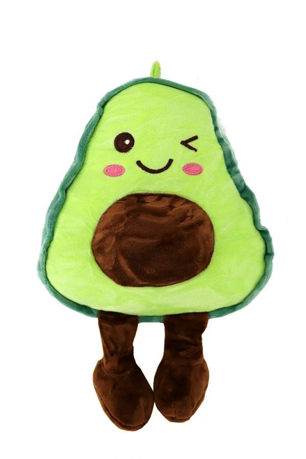 Winking Avocado Plush Doll