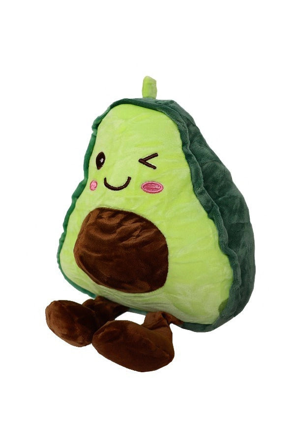 Winking Avocado Plush Doll