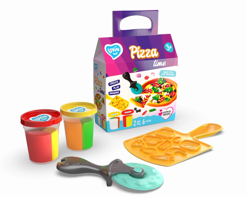 Pizza Time Tm Lovin Modeling Set with Play Dough