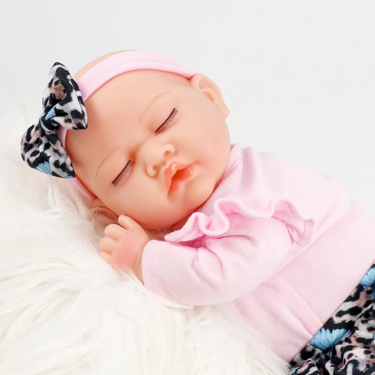 BiBi Reborn Doll Sleeping Girl "Bella" (43 cm / 17")