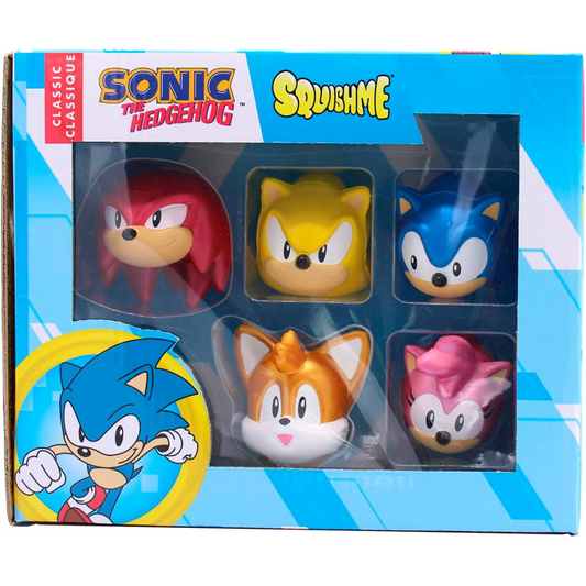 Sonic SquishMe Collector's Box Pack Of 5 Characters