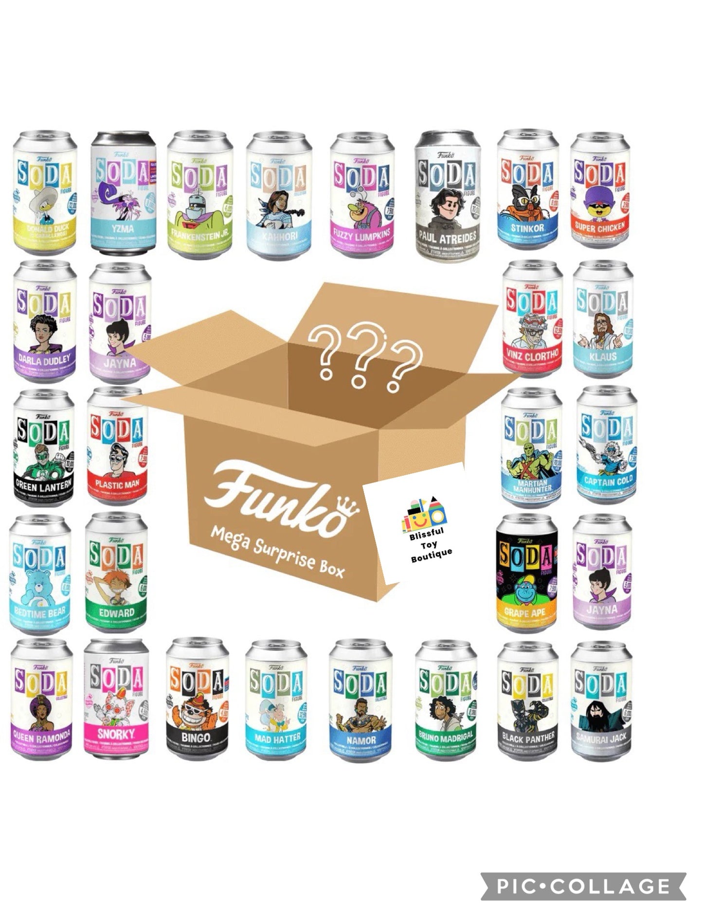 Funko Vinyl Soda Cans Mega Surprise Box