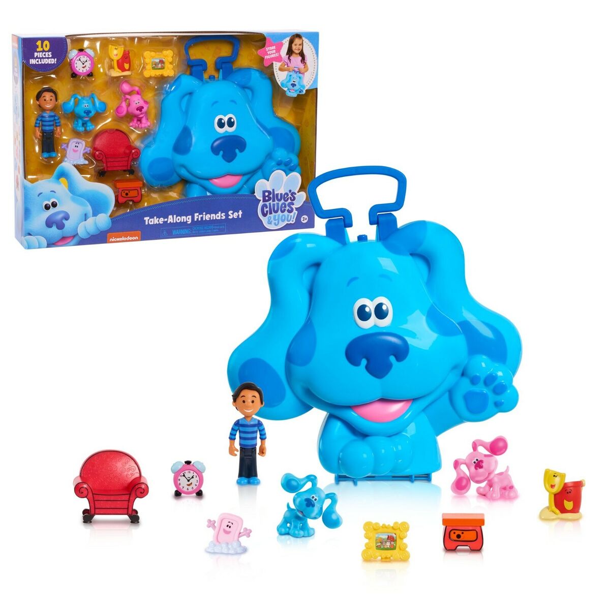 Blues Clues & You Take-Along Friends Playset