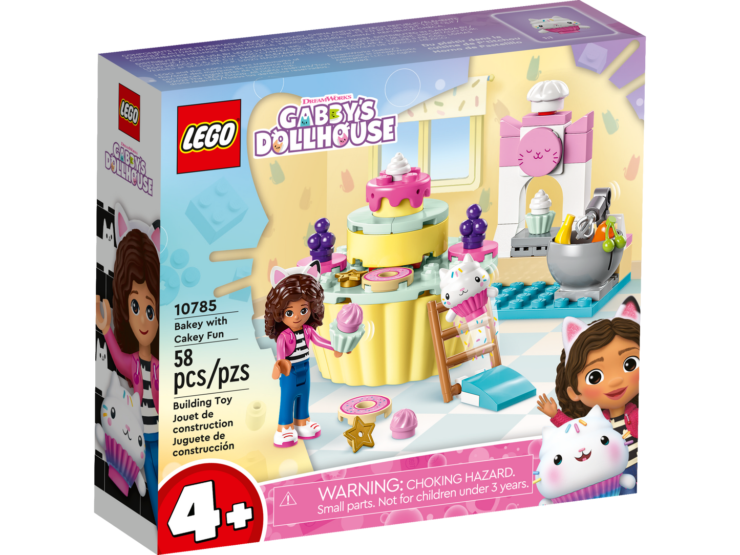 Lego Gabbys Dollhouse 10785 Bakey With Cakey Cat Kitchen Playset