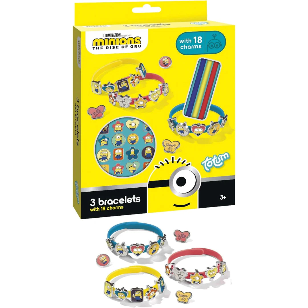 Despicable Me Minions The Rise Of Gru Bracelet Creation Craft Set With 18 Charms