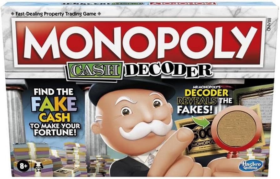 Monopoly Cash Decoder Kids Board Game