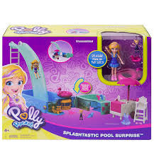 Polly Pocket Splashtastic Pool Surprise Playset FTP75