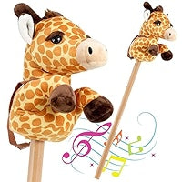 Kids Hobby Horse Toy  with Sounds