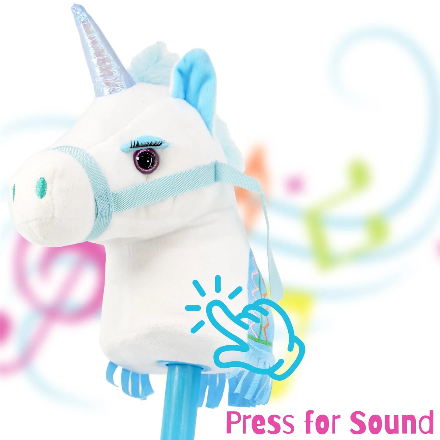 Kids Hobby Horse Toy  with Sounds