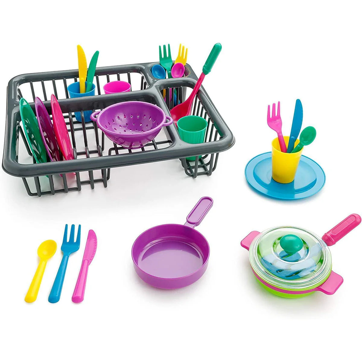 27 Pieces Kitchen Accessories Play Set For Kids