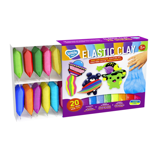 Elastic Clay 20 Sticks Tm Lovin Air Clay Sculpting Set